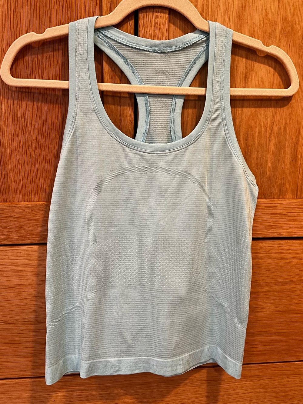 Lululemon Athletica Swiftly Tech Racerback Tank Top Race Length Blue Glow Size 4 - Picture 2 of 4